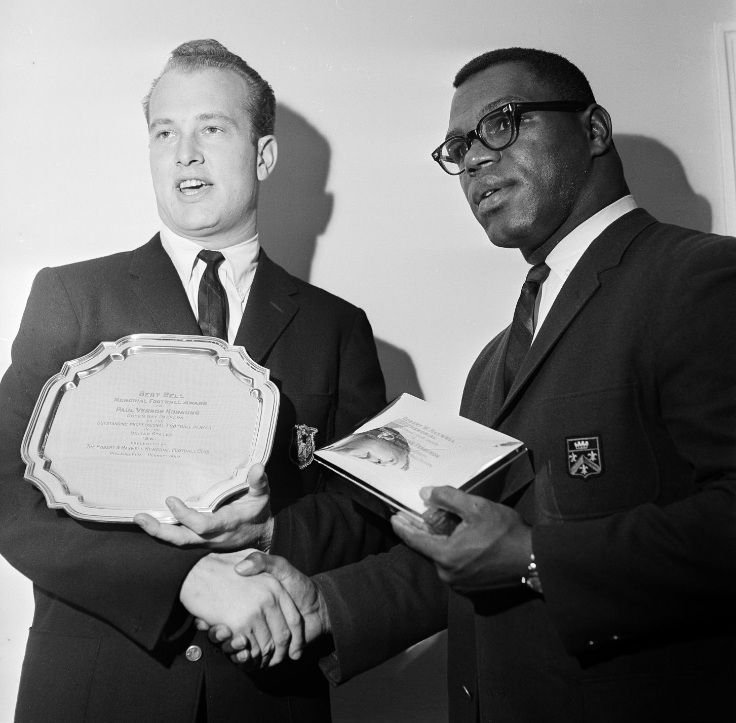 Paul Hornung, Bob Ferguson - Feb. 5, 1962